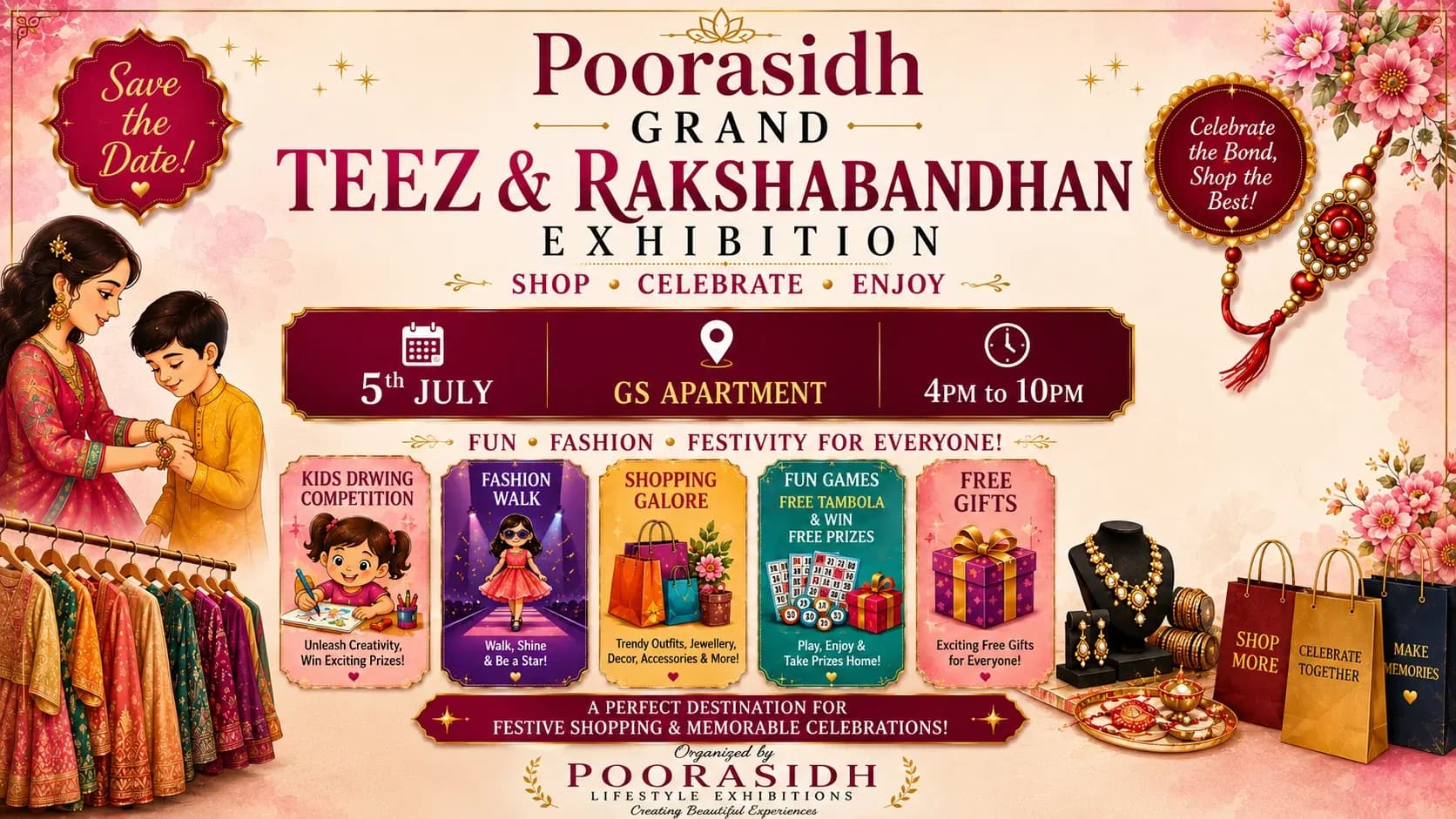 Poorasidh Grand Teez & Rakshabandhan Exhibition