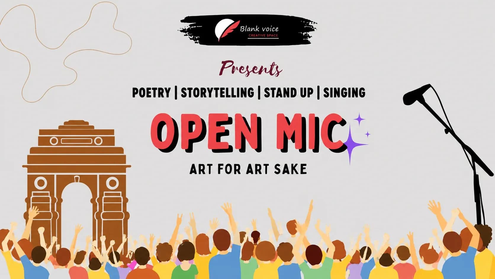 Delhi Open Mic 2026 | Art for Art's Sake